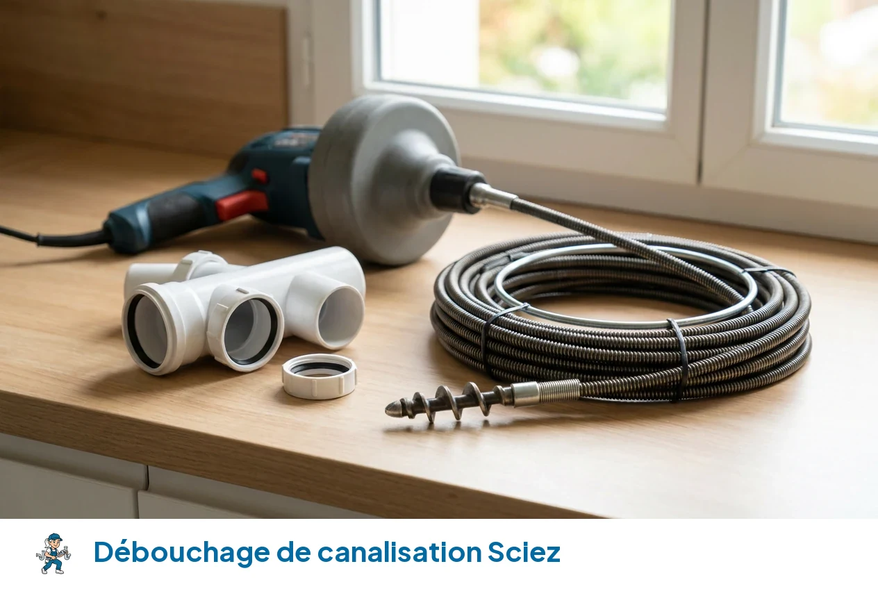Débouchage de canalisation à Sciez