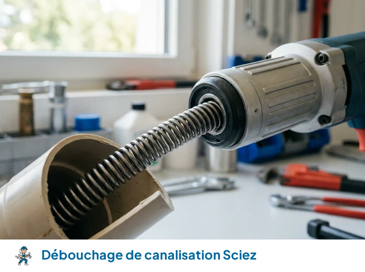Débouchage de canalisation à Sciez