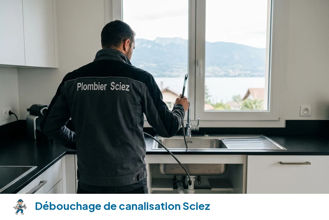 Débouchage de canalisation à Sciez