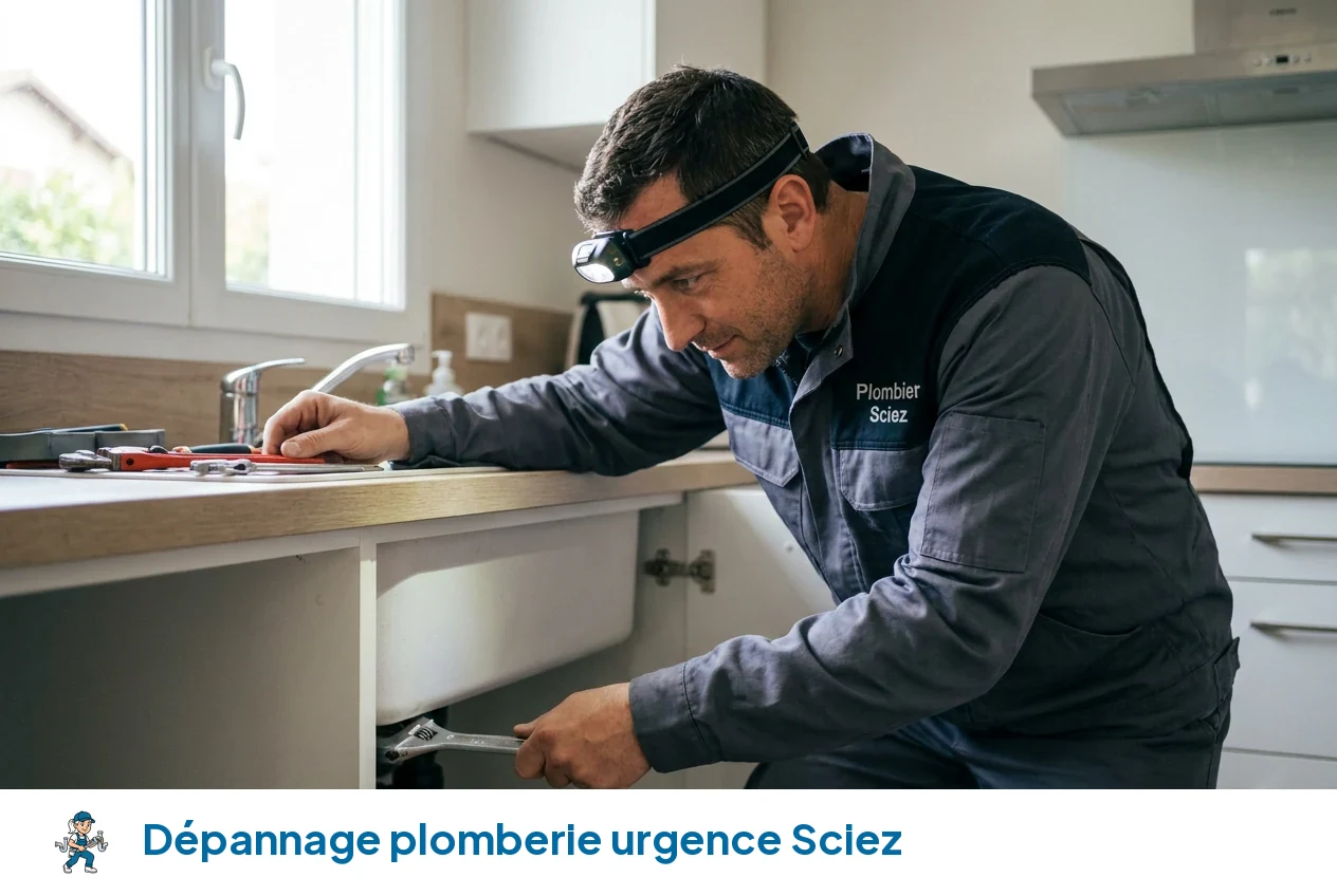 Dépannage plomberie urgence à Sciez