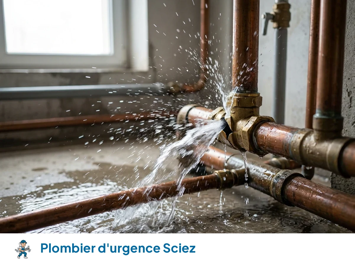 Plombier d'urgence à Sciez