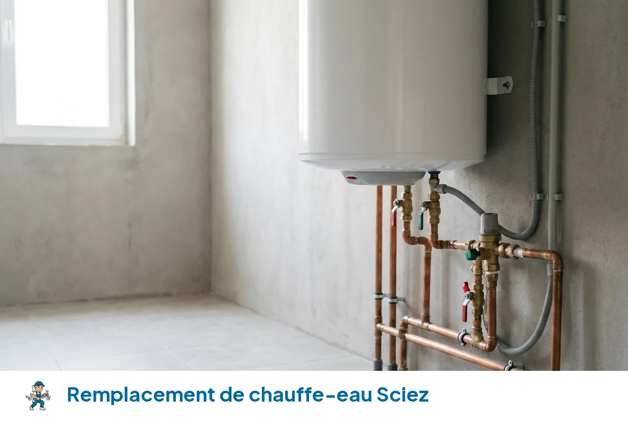 Remplacement de chauffe-eau à Sciez