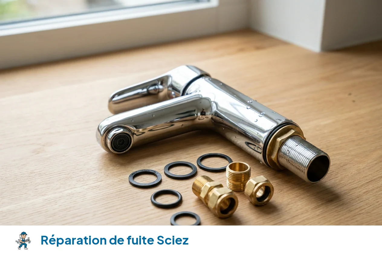 Réparation de fuite à Sciez