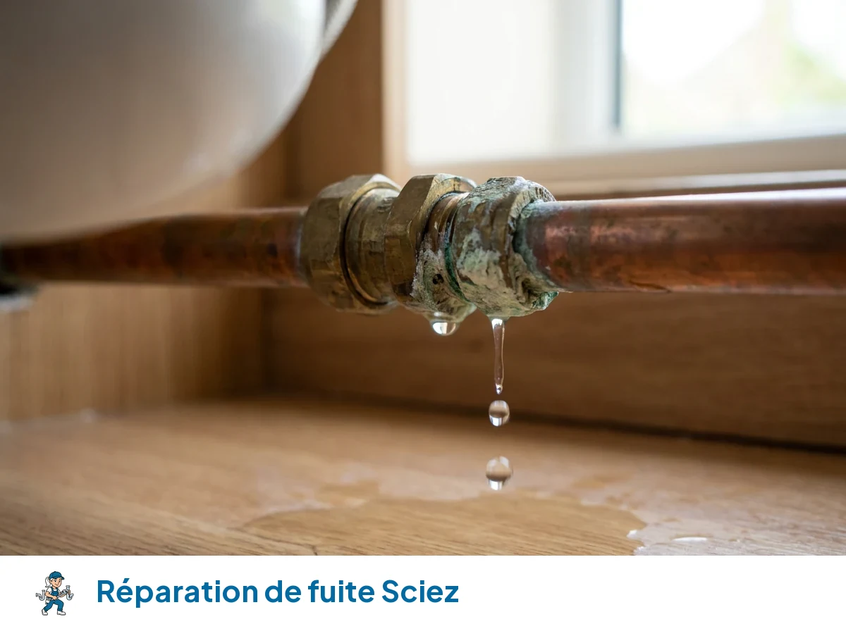 Réparation de fuite à Sciez