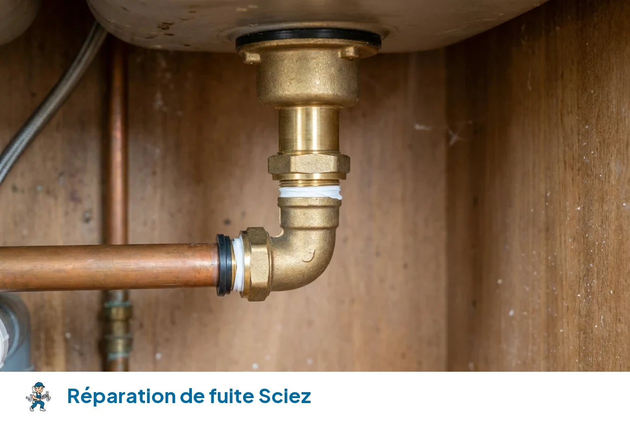 Réparation de fuite à Sciez