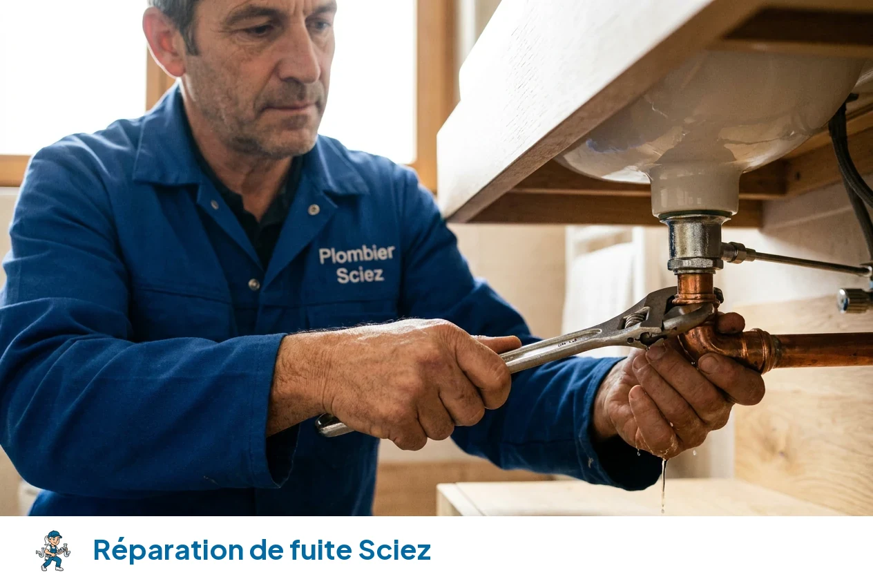 Réparation de fuite à Sciez